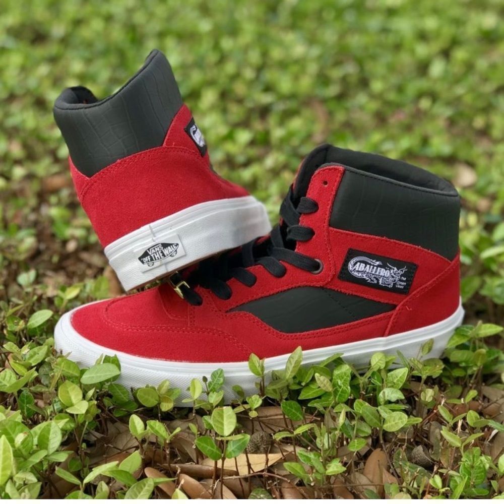 Vans Steve Caballero Full Cab Suede Leather Racing Red Men's